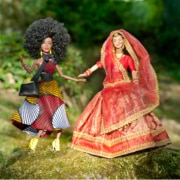 poupées mannequins indienne et africaine