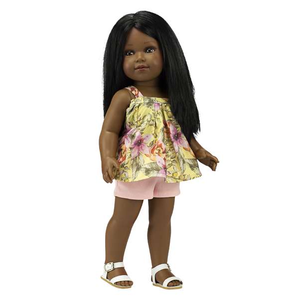 Grande poupée Barbie avec cheveux bruns, 71 cm de haut, robe arc