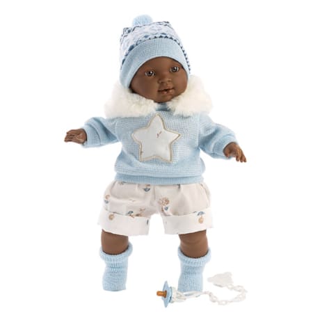 Bébé Tely garçon noir africain non sexué