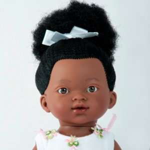 Khady ravissante poupée ballerine africaine aux cheveux crépus et longs