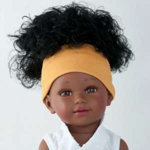 Rokhaya suberbe poupée noire aux cheveux frisés