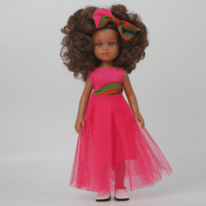 Poupée métisse fille en vinyle