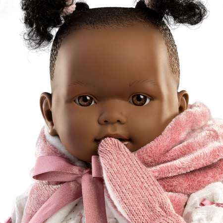 grand poupon fille noire